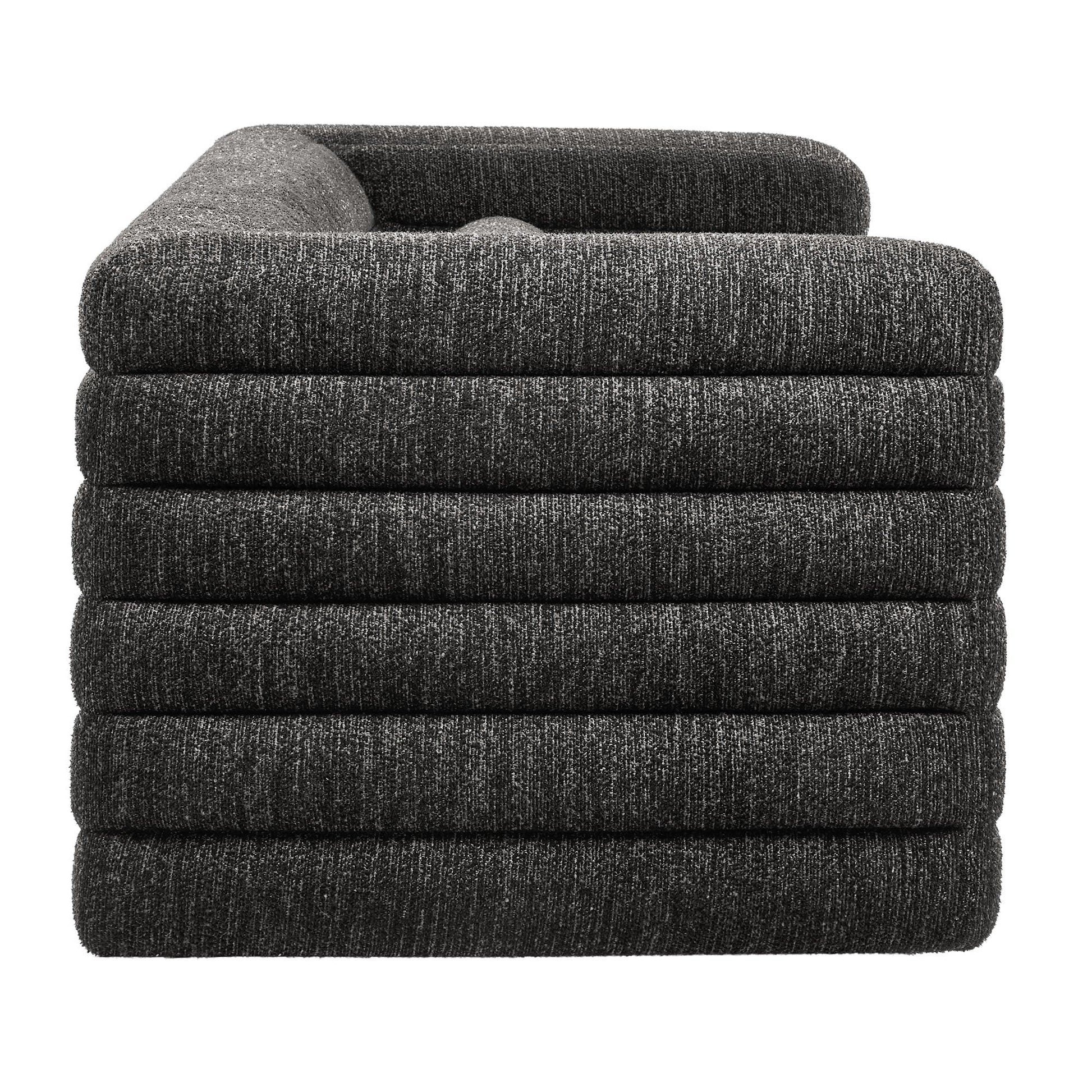 Relle Channel Tufted Boucle Upholstered Sofa by Modway EEI-7136 FredCo