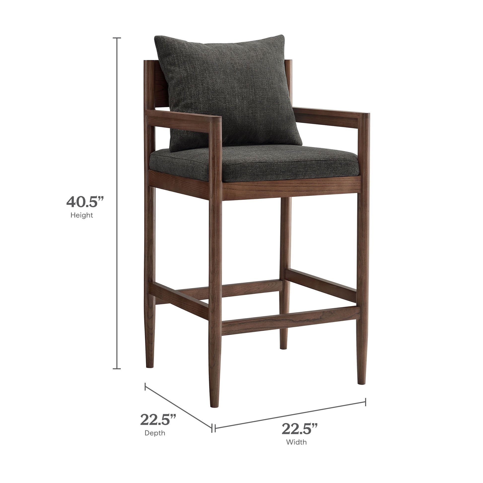 Remington Wood Bar Stool by Modway EEI-7245 FredCo