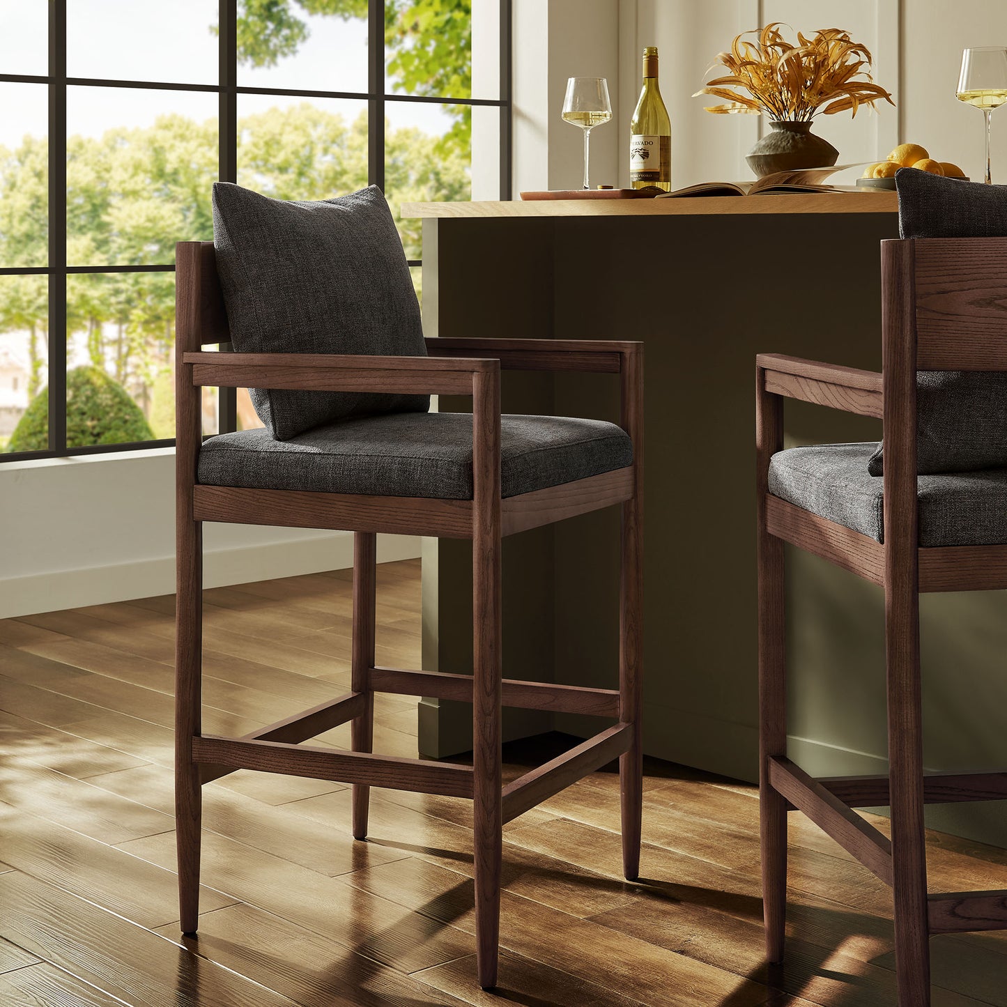 Remington Wood Bar Stool by Modway EEI-7245 FredCo