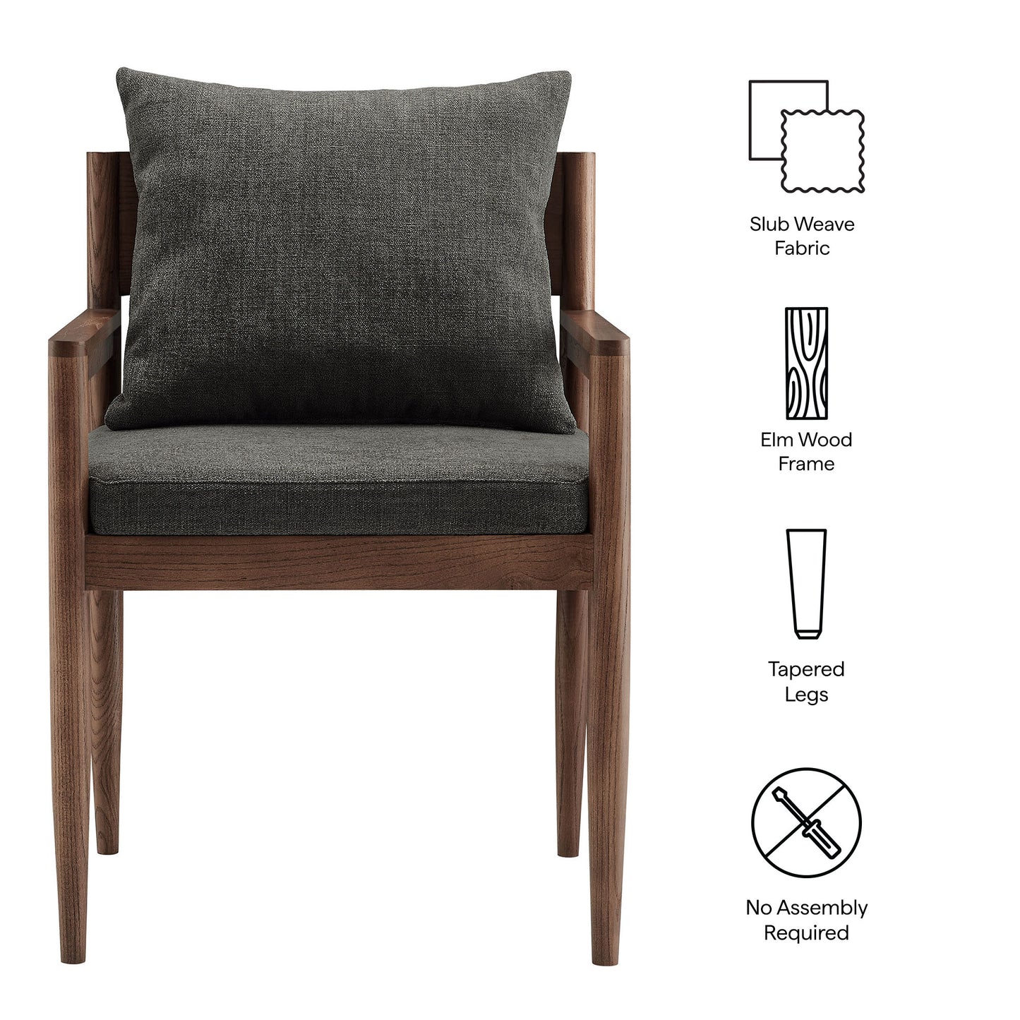 Remington Wood Dining Armchair by Modway EEI-7243 FredCo