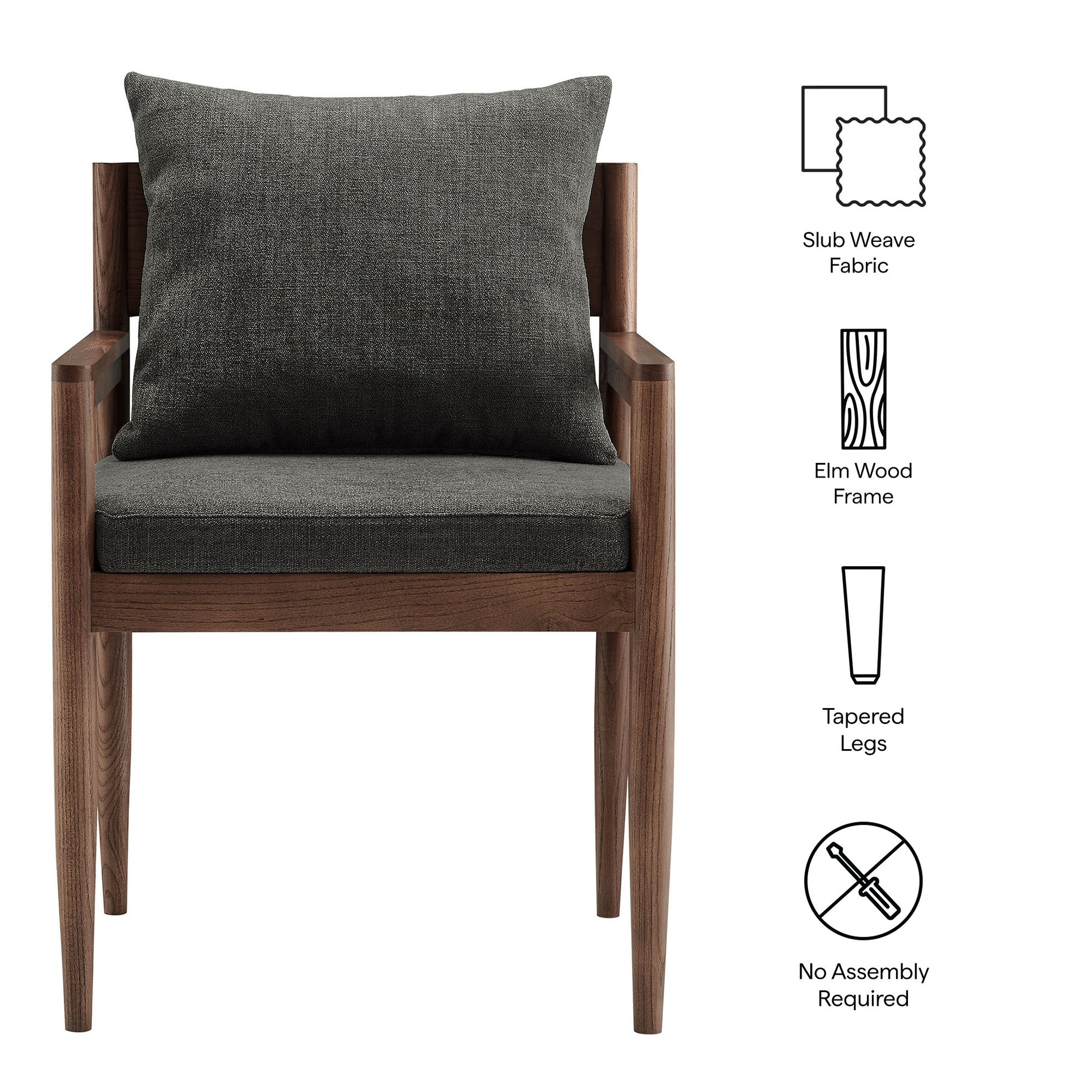 Remington Wood Dining Armchair by Modway EEI-7243 FredCo