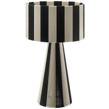 Renae Handwoven Cotton Thread Striped Table Lamp by Modway EEI-7261 FredCo