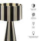 Renae Handwoven Cotton Thread Striped Table Lamp by Modway EEI-7261 FredCo