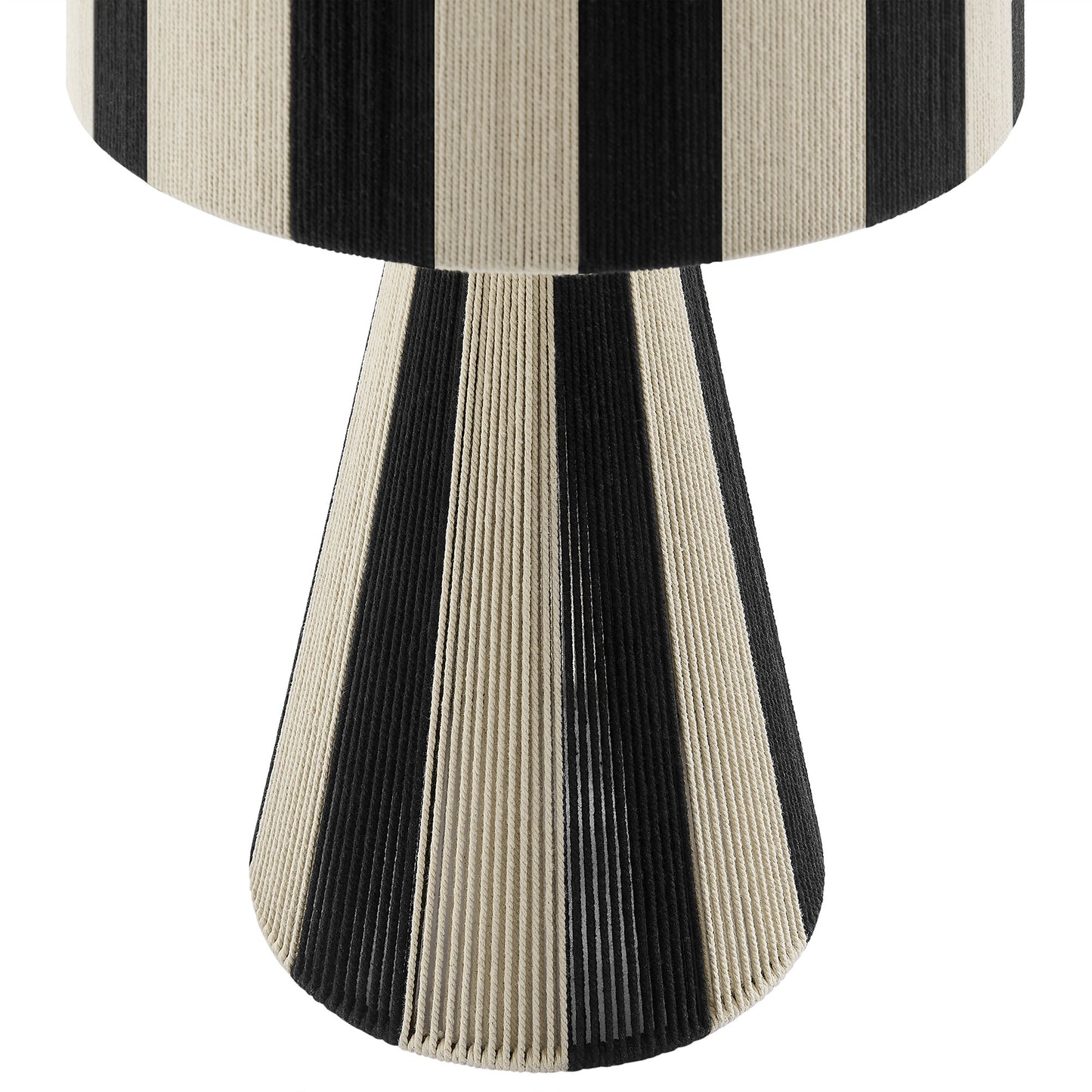 Renae Handwoven Cotton Thread Striped Table Lamp by Modway EEI-7261 FredCo