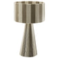 Renae Handwoven Cotton Thread Striped Table Lamp by Modway EEI-7261 FredCo