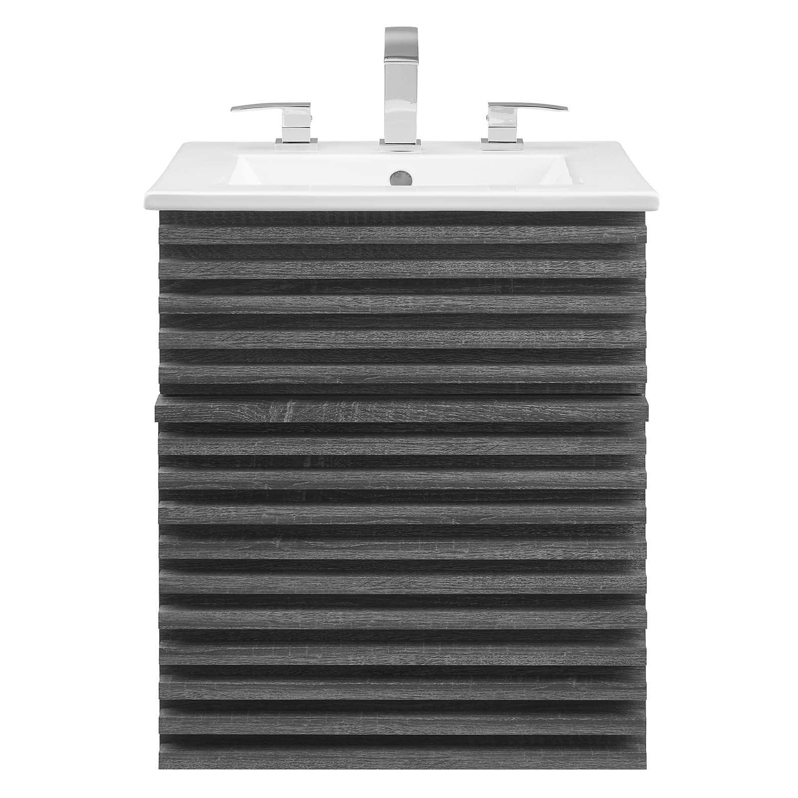 Render 18" Wall-Mount Bathroom Vanity, EEI-5419 FredCo