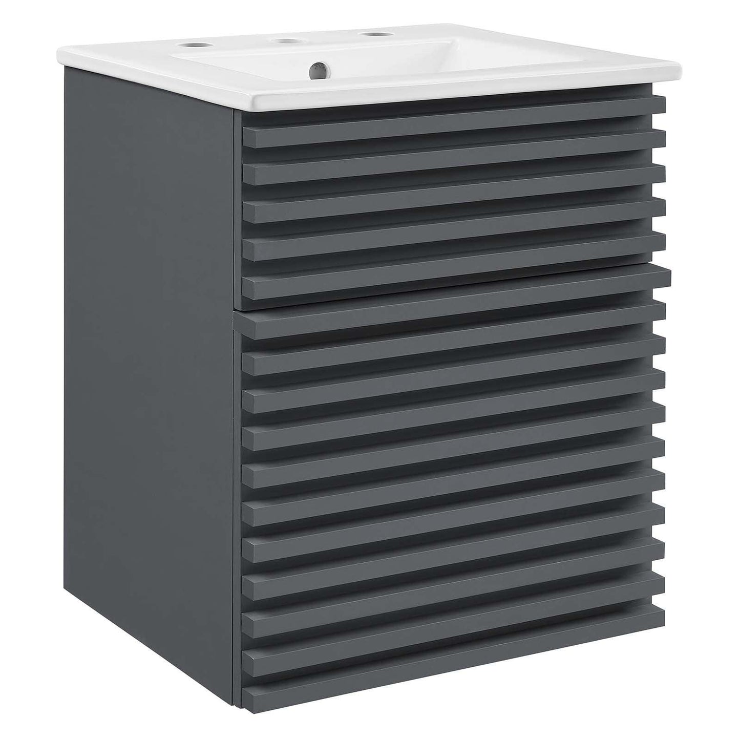 Render 18" Wall-Mount Bathroom Vanity, EEI-5419 FredCo