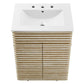 Render 24" Faux Travertine Bathroom Vanity With Sink by Modway FredCo
