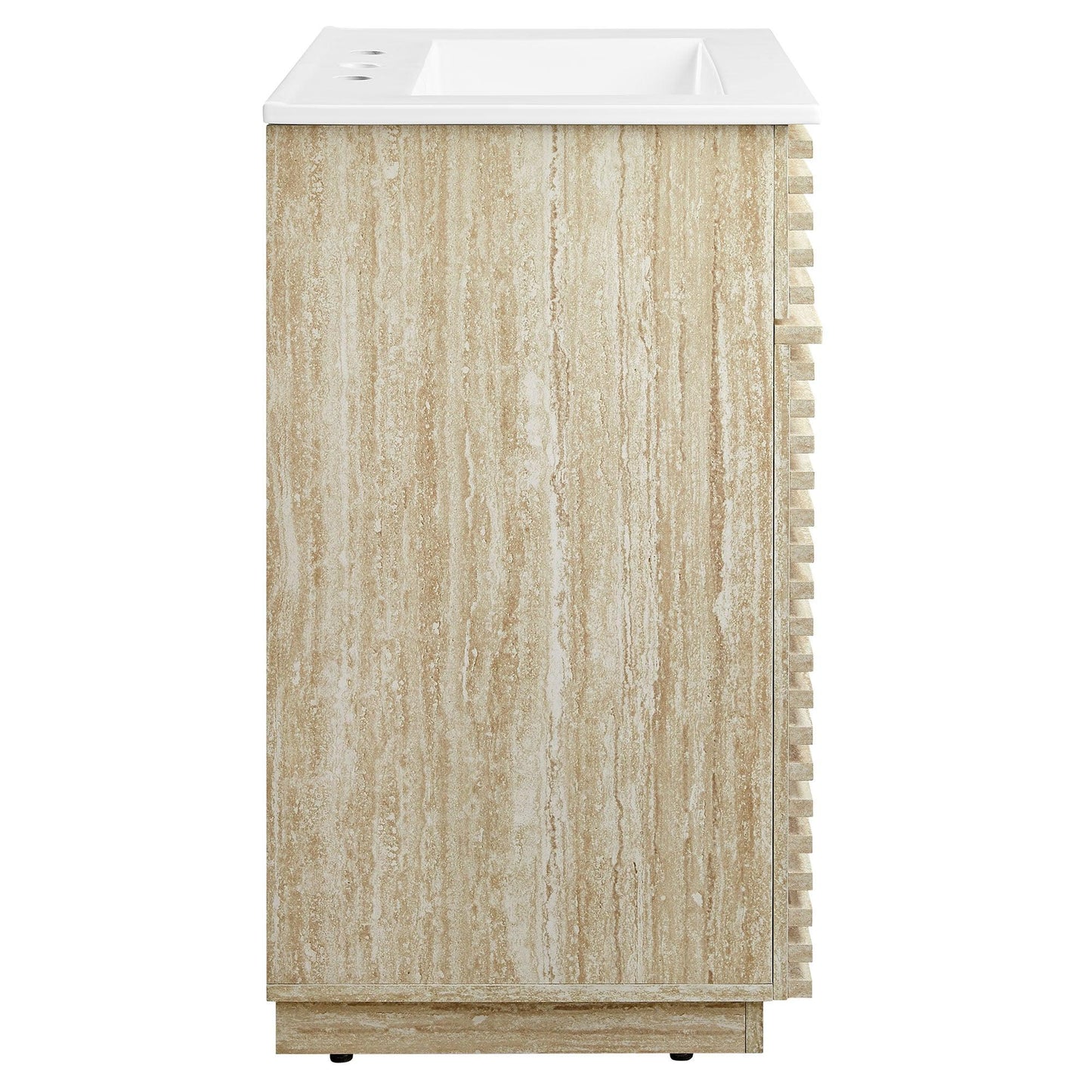 Render 24" Faux Travertine Bathroom Vanity With Sink by Modway FredCo