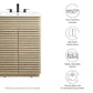 Render 24" Faux Travertine Bathroom Vanity With Sink by Modway FredCo