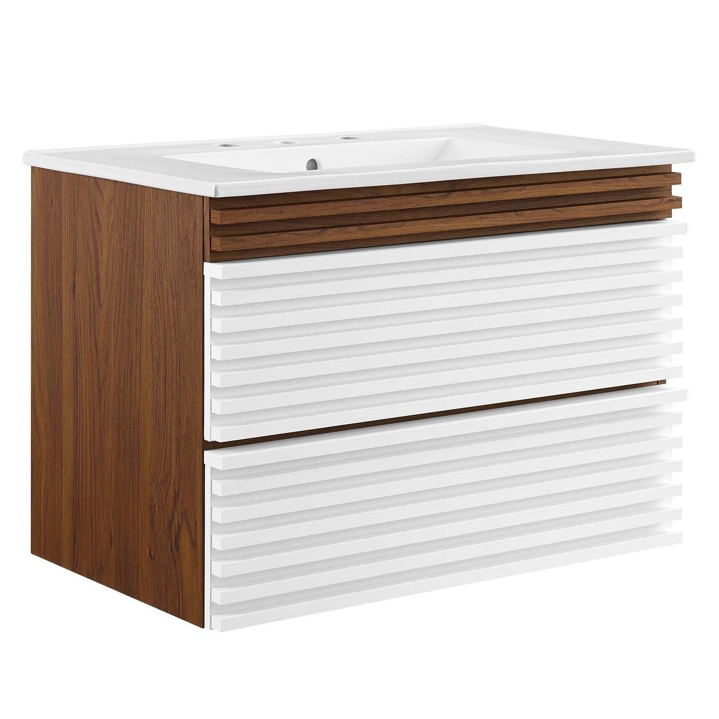Render 30" Wall-Mount Bathroom Vanity, EEI-5421 FredCo