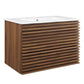 Render 30" Wall-Mount Bathroom Vanity, EEI-5421 FredCo