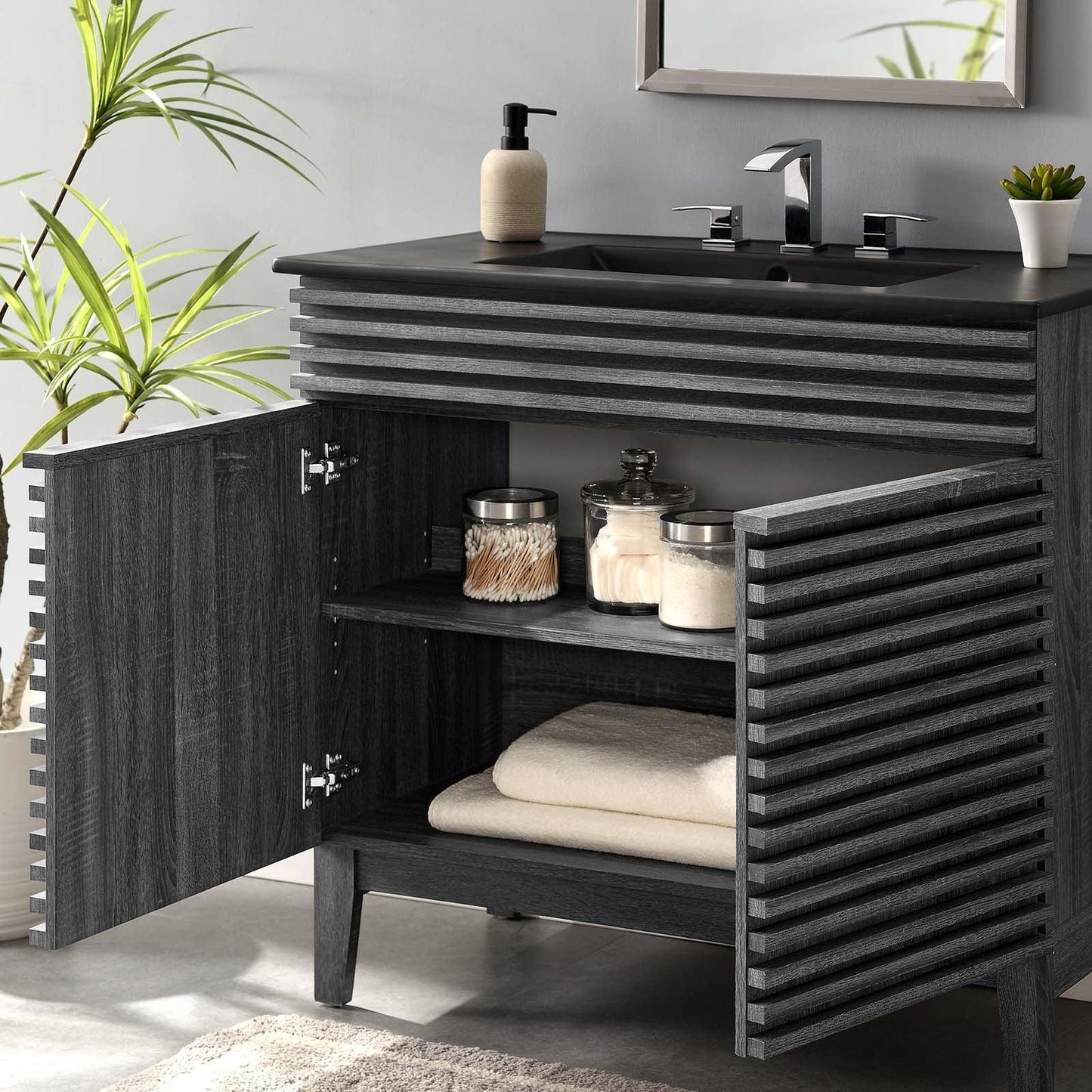 Render 36" Bathroom Vanity, EEI-5396 FredCo