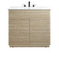 Render 36" Faux Travertine Bathroom Vanity With Sink by Modway FredCo