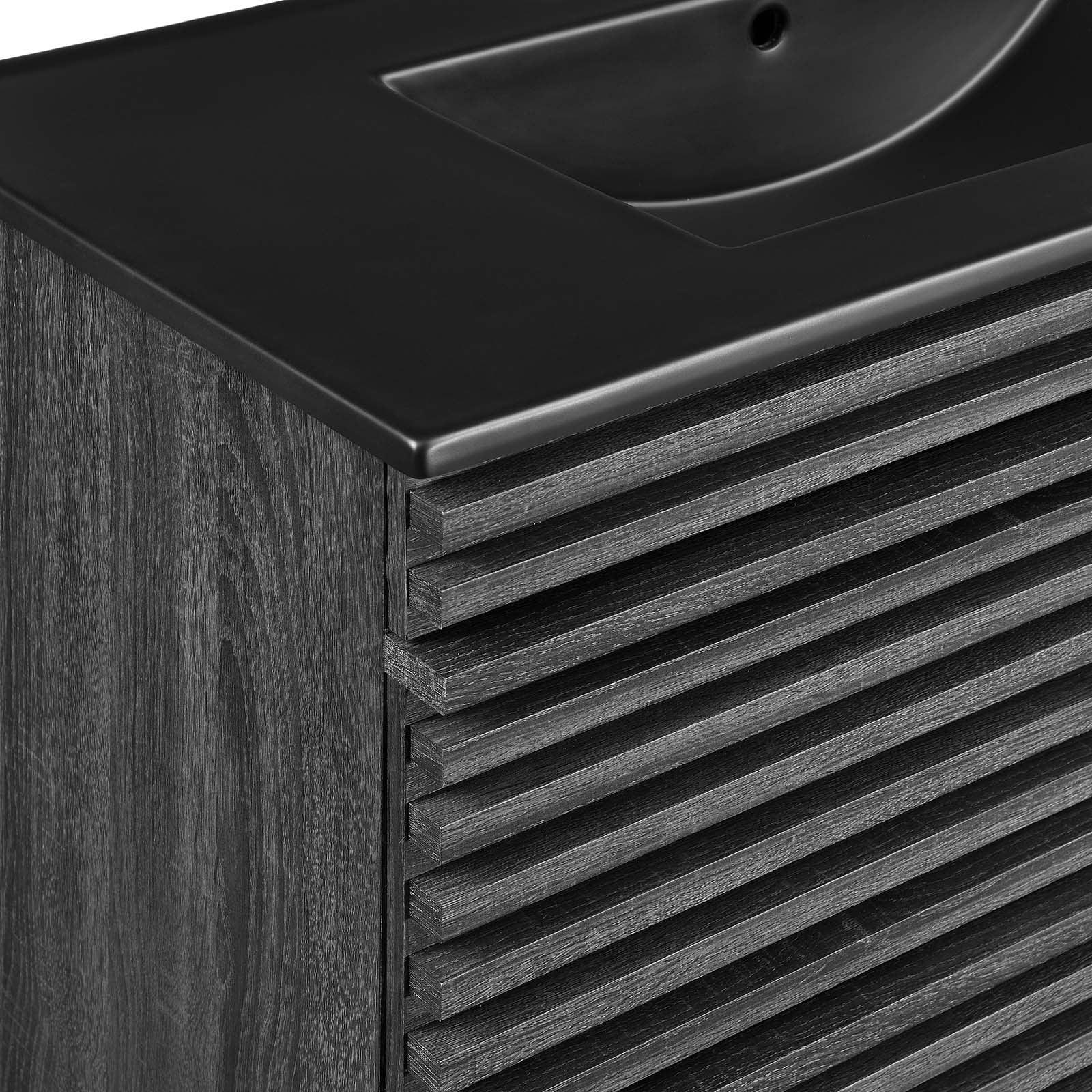 Render 36" Wall-Mount Bathroom Vanity, EEI-5395 FredCo