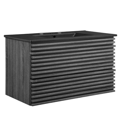 Render 36" Wall-Mount Bathroom Vanity, EEI-5395 FredCo