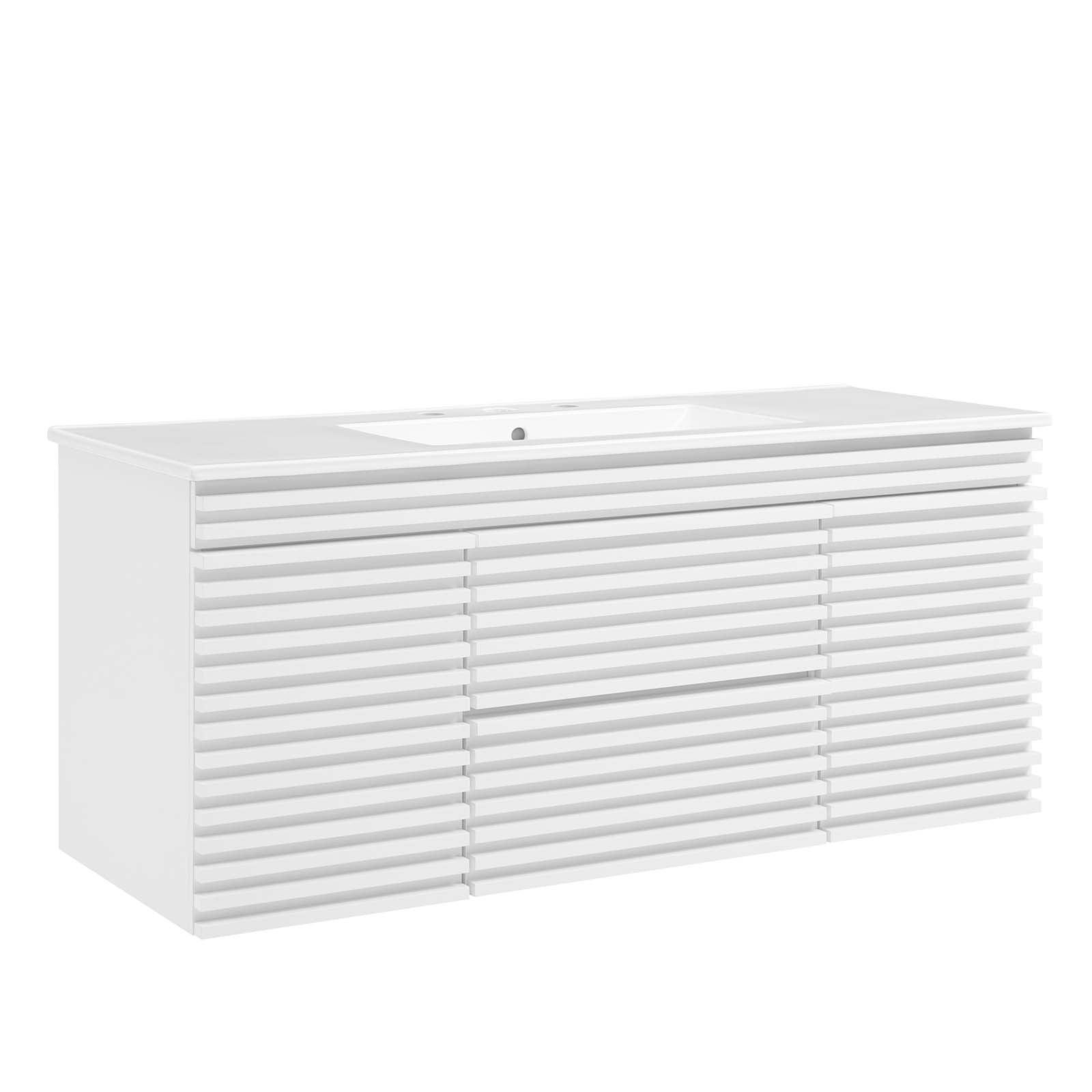 Render 48" Wall-Mount Bathroom Vanity, EEI-5801 FredCo