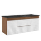 Render 48" Wall-Mount Bathroom Vanity, EEI-5801 FredCo