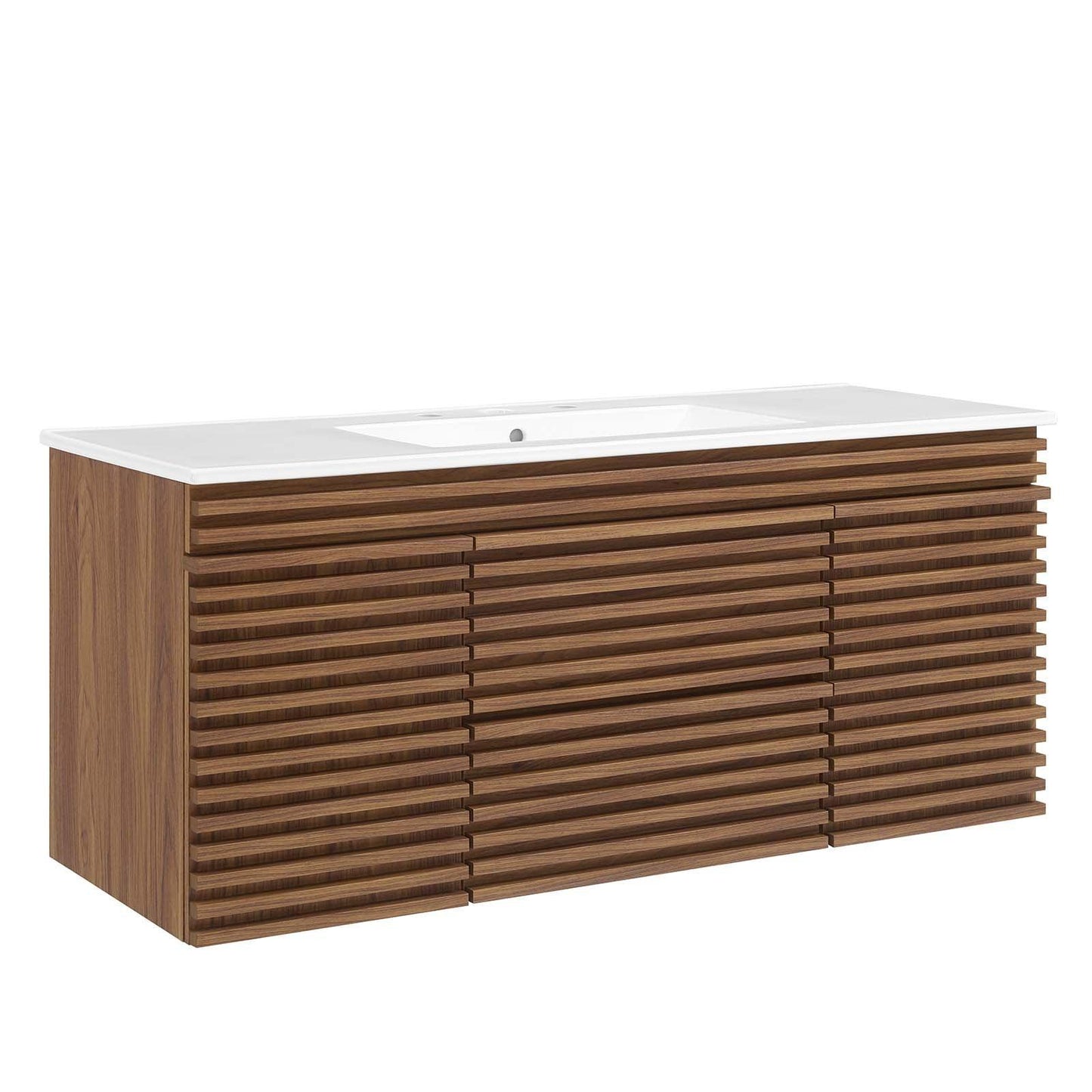 Render 48" Wall-Mount Bathroom Vanity, EEI-5801 FredCo