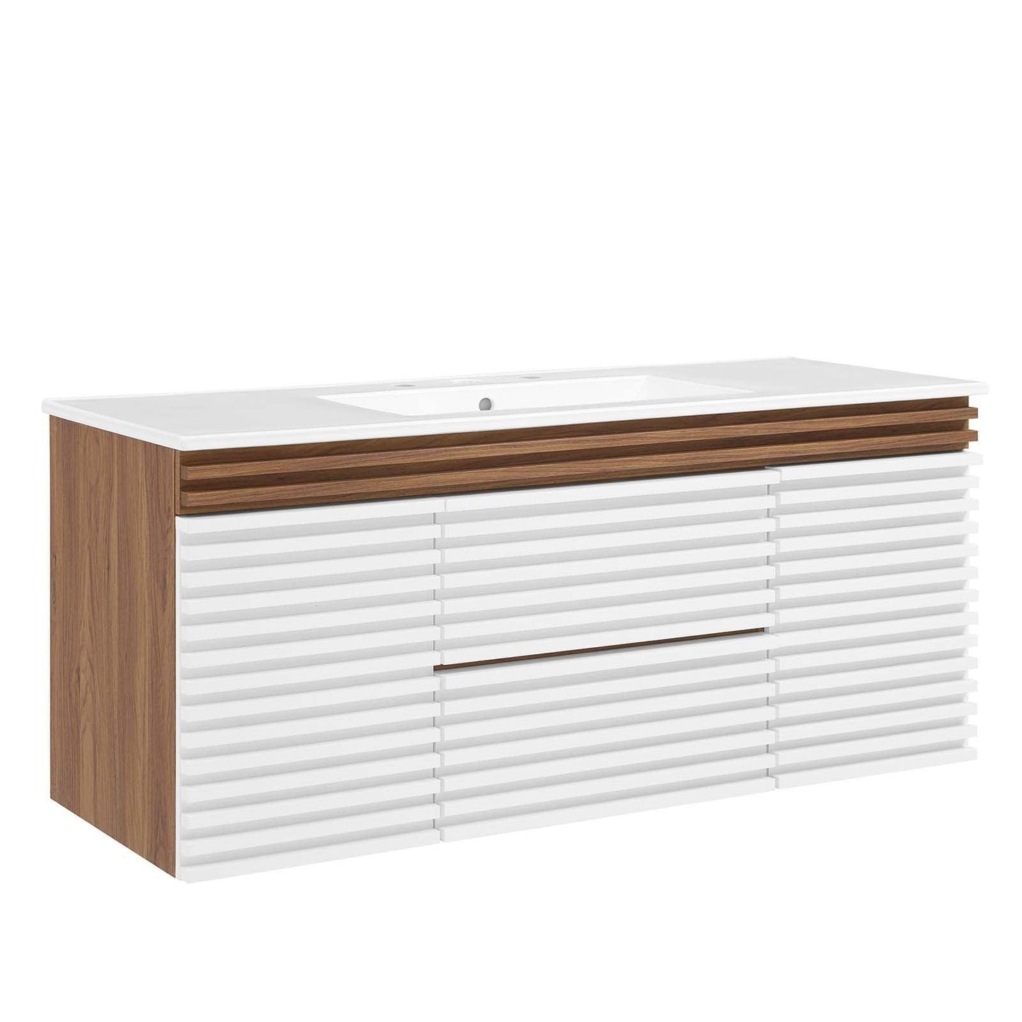 Render 48" Wall-Mount Bathroom Vanity, EEI-5801 FredCo