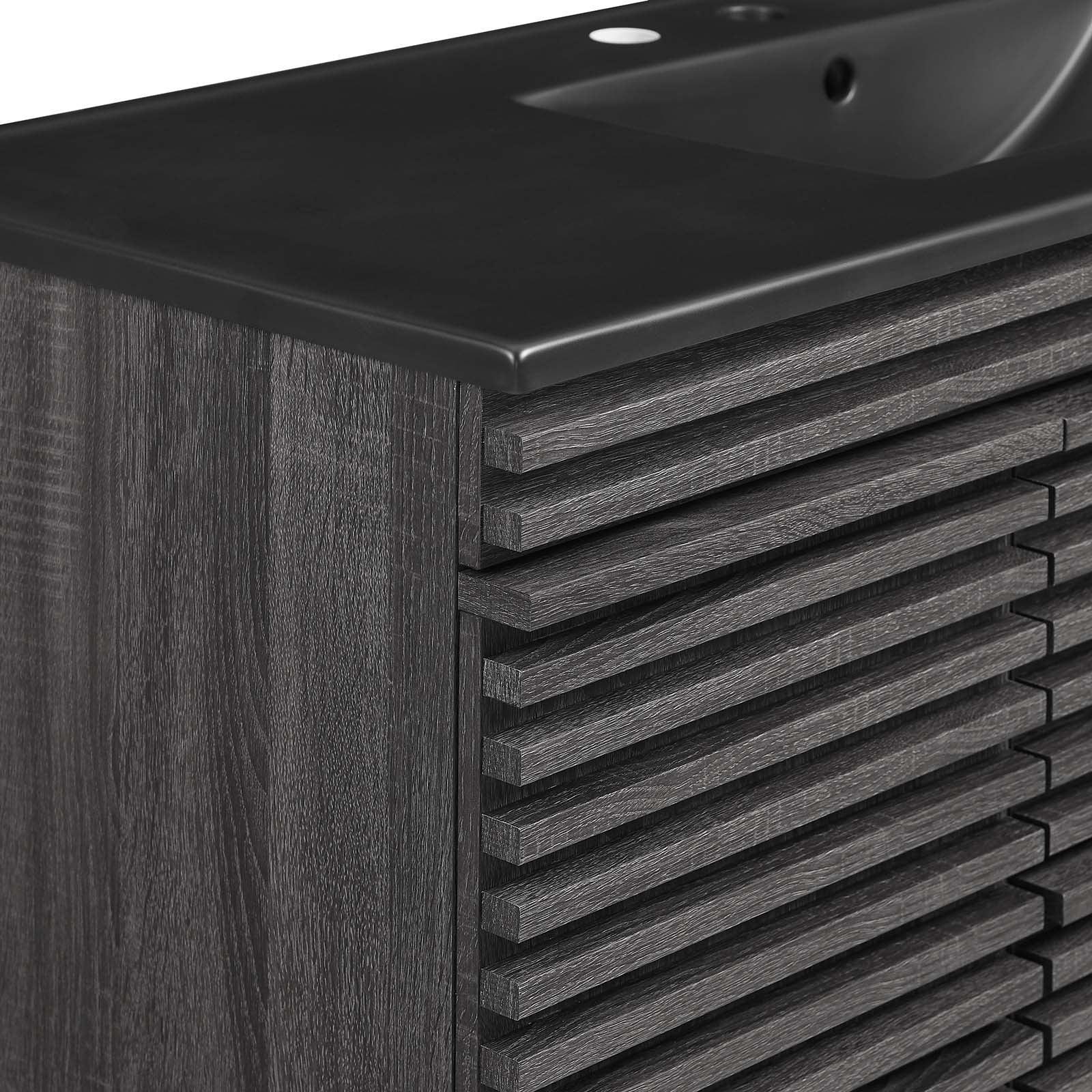 Render 48" Wall-Mount Bathroom Vanity, EEI-5801 FredCo