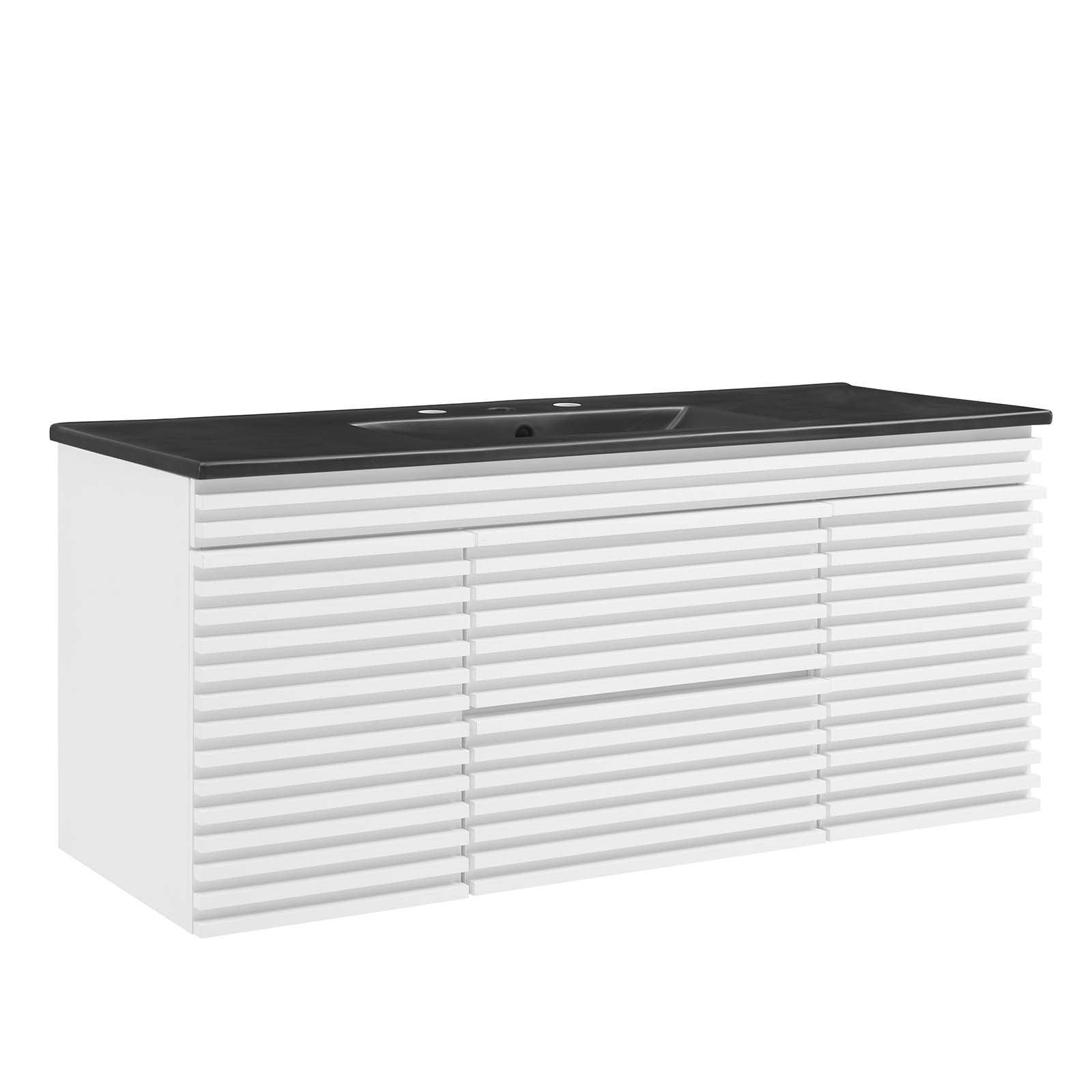 Render 48" Wall-Mount Bathroom Vanity, EEI-5801 FredCo