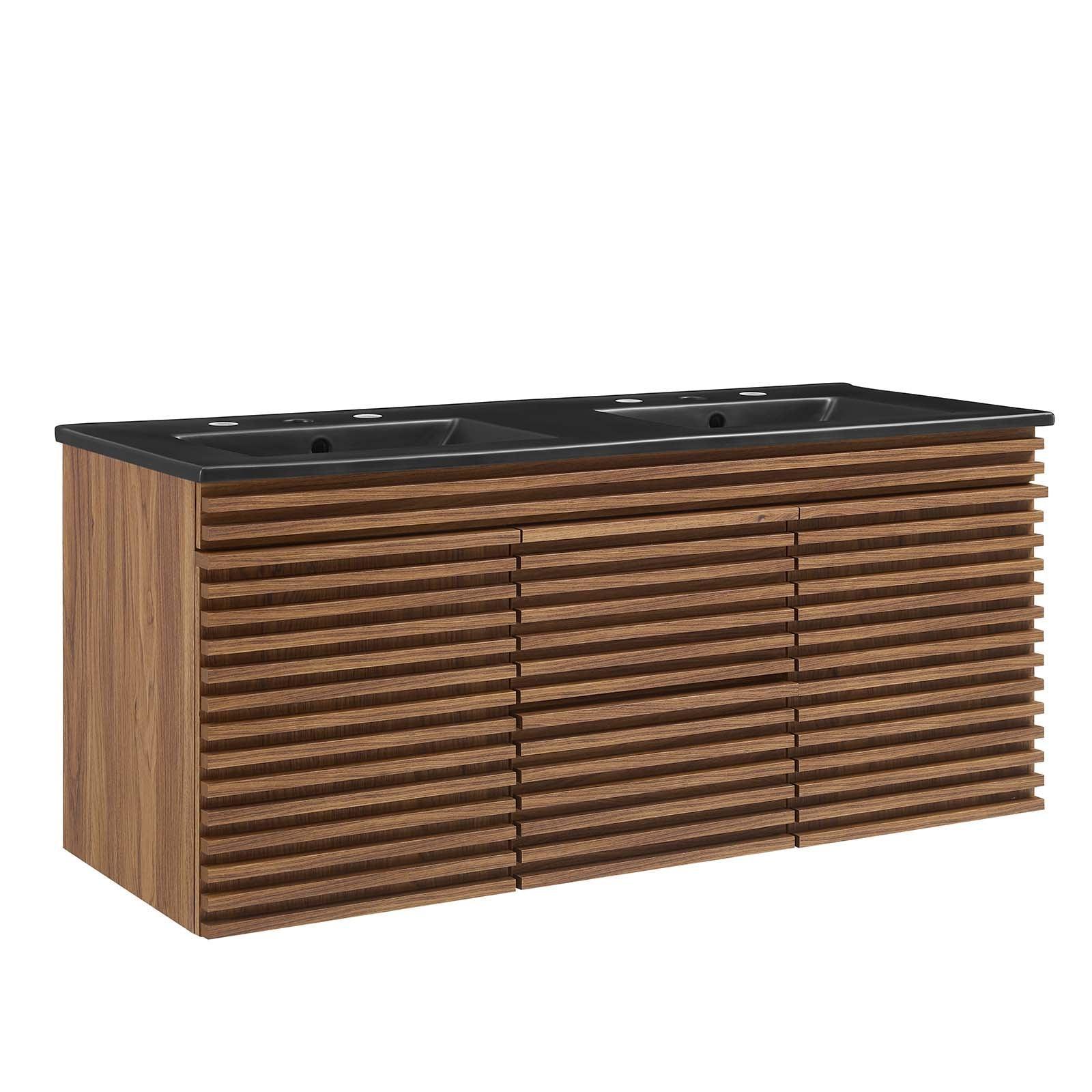 Render 48" Wall-Mount Bathroom Vanity, EEI-5802 FredCo