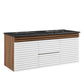 Render 48" Wall-Mount Bathroom Vanity, EEI-5802 FredCo