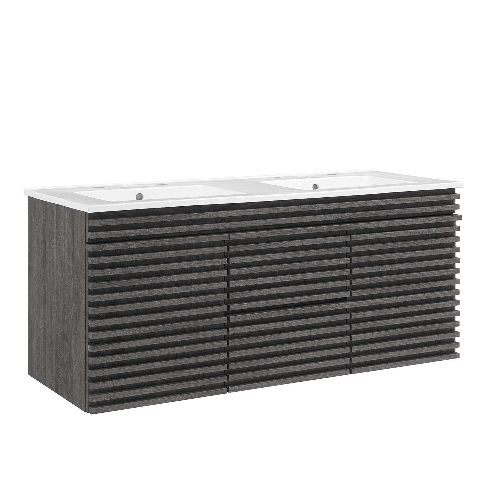 Render 48" Wall-Mount Bathroom Vanity, EEI-5802 FredCo