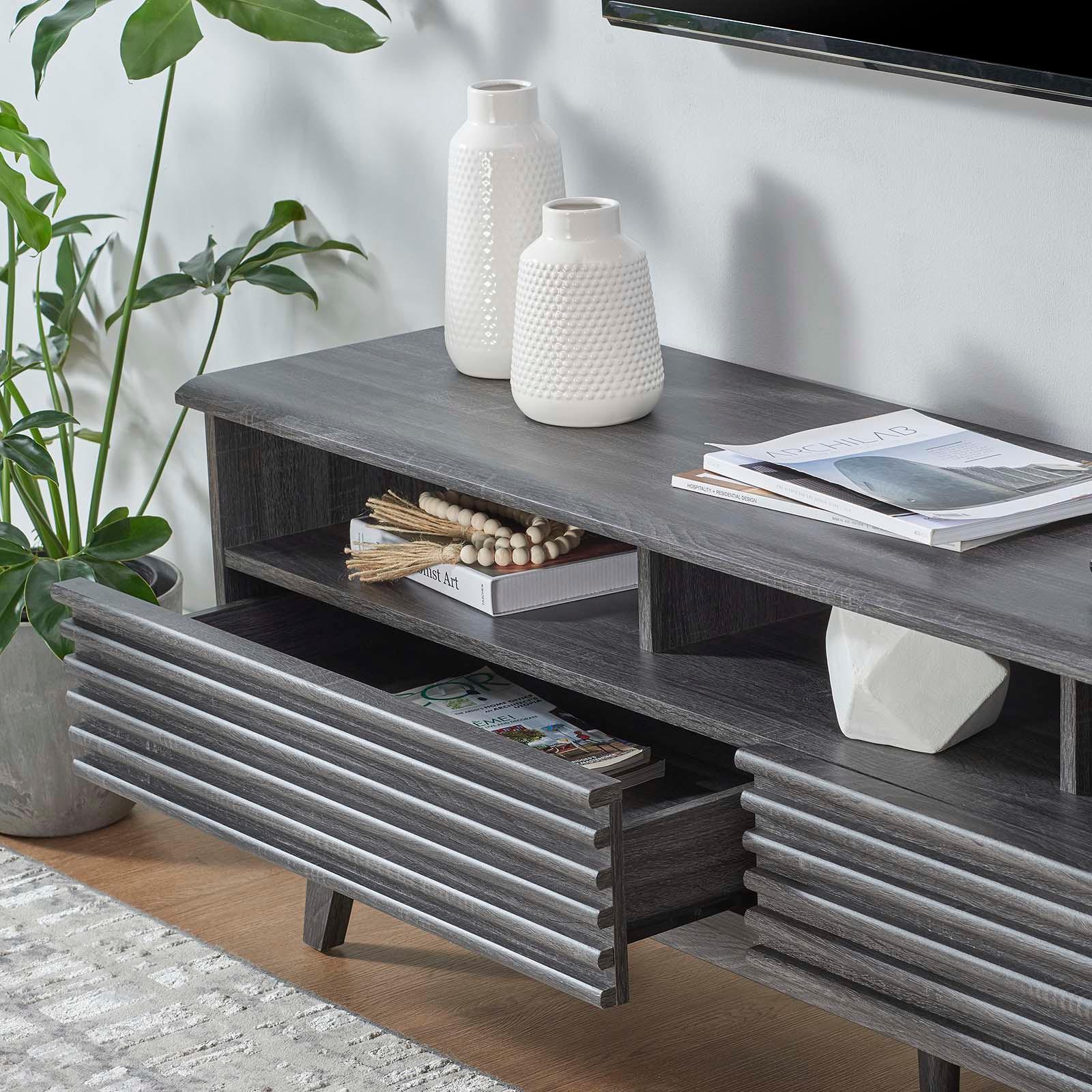 Render 60" TV Stand, EEI-6228 FredCo