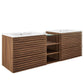 Render 62" Wall-Mount Double Sink Bathroom Vanity by Modway FredCo