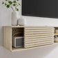 Render 70" Faux Travertine Wall-Mount Media Console TV Stand by Modway FredCo