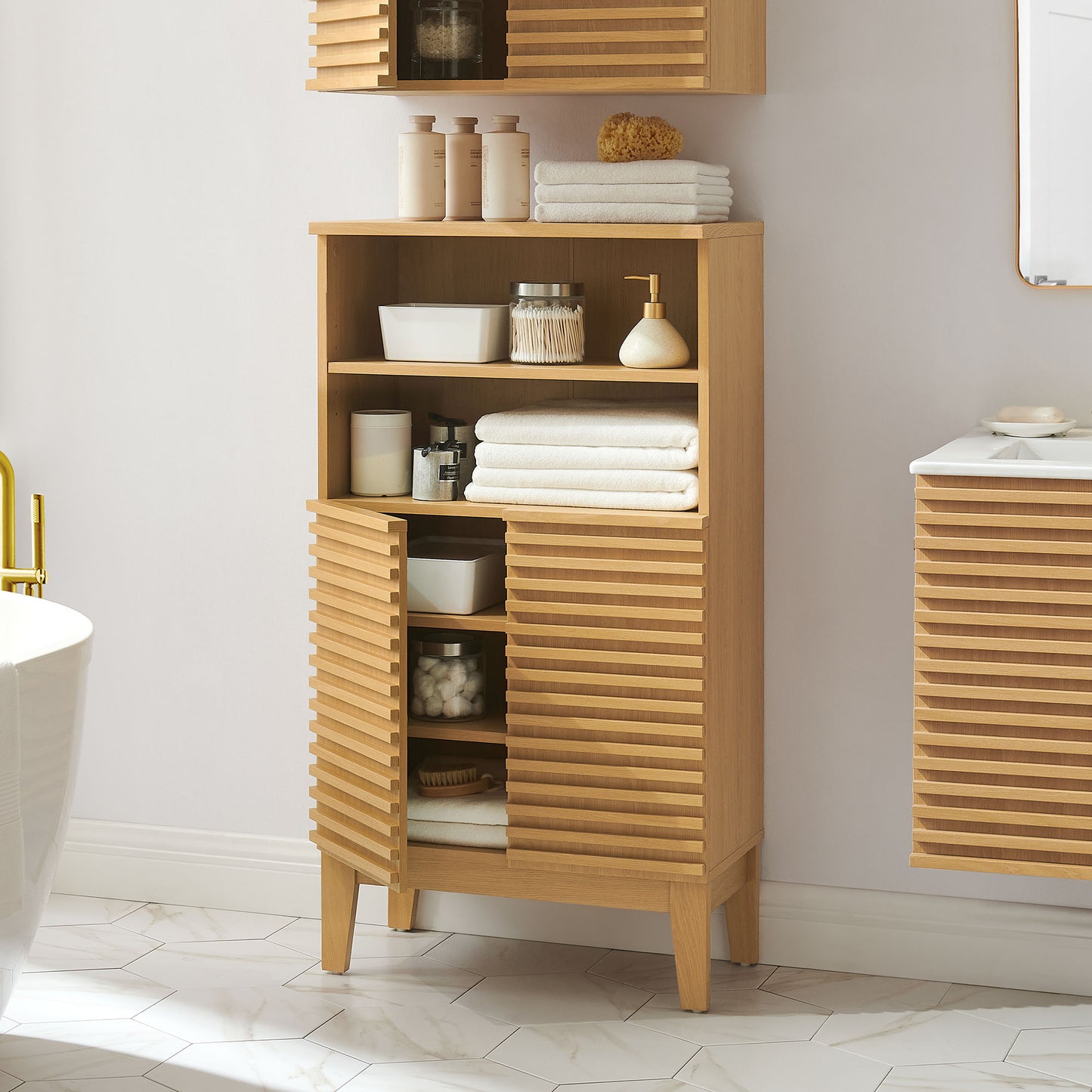 Render Bathroom Cabinet Set by Modway EEI-7446 FredCo