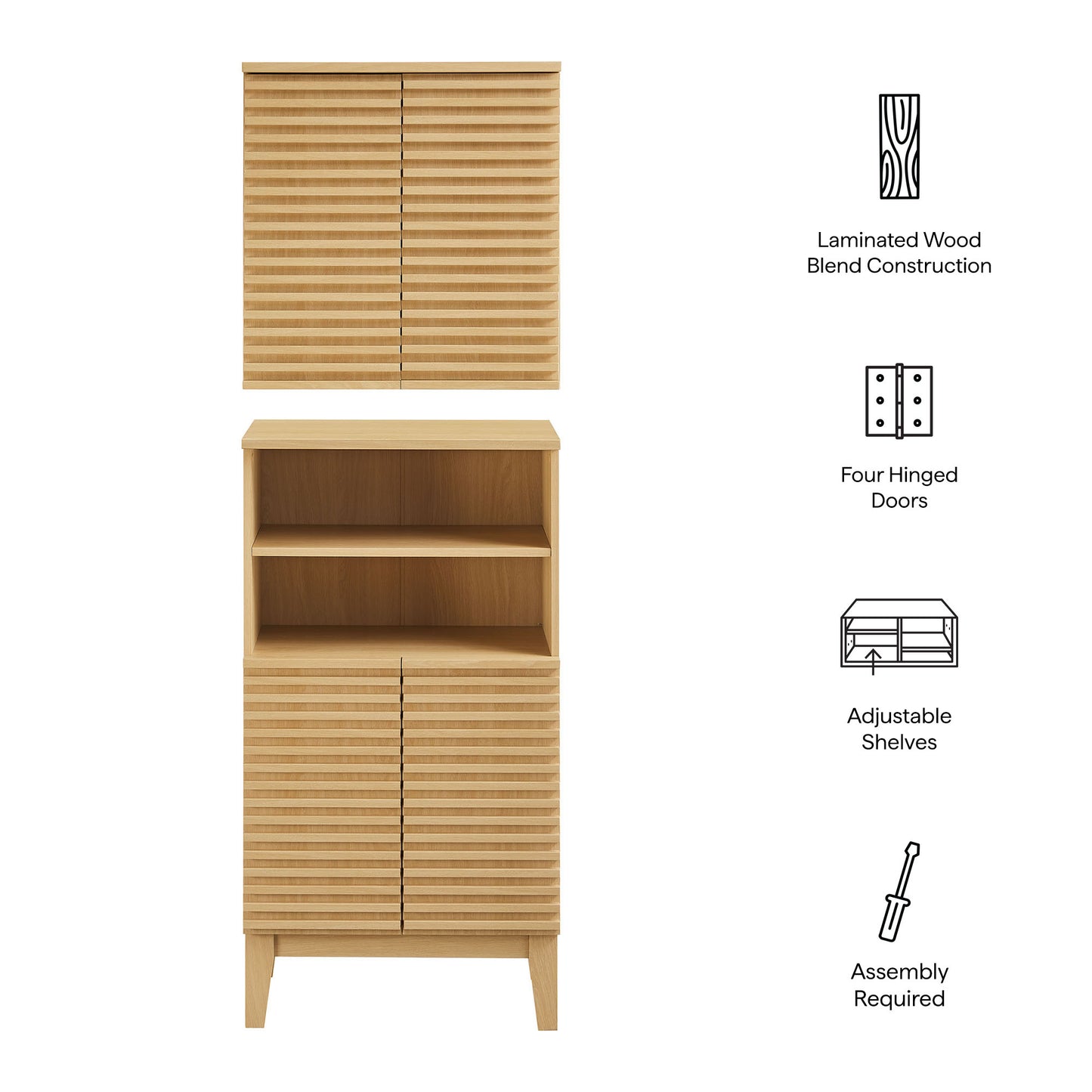 Render Bathroom Cabinet Set by Modway EEI-7446 FredCo
