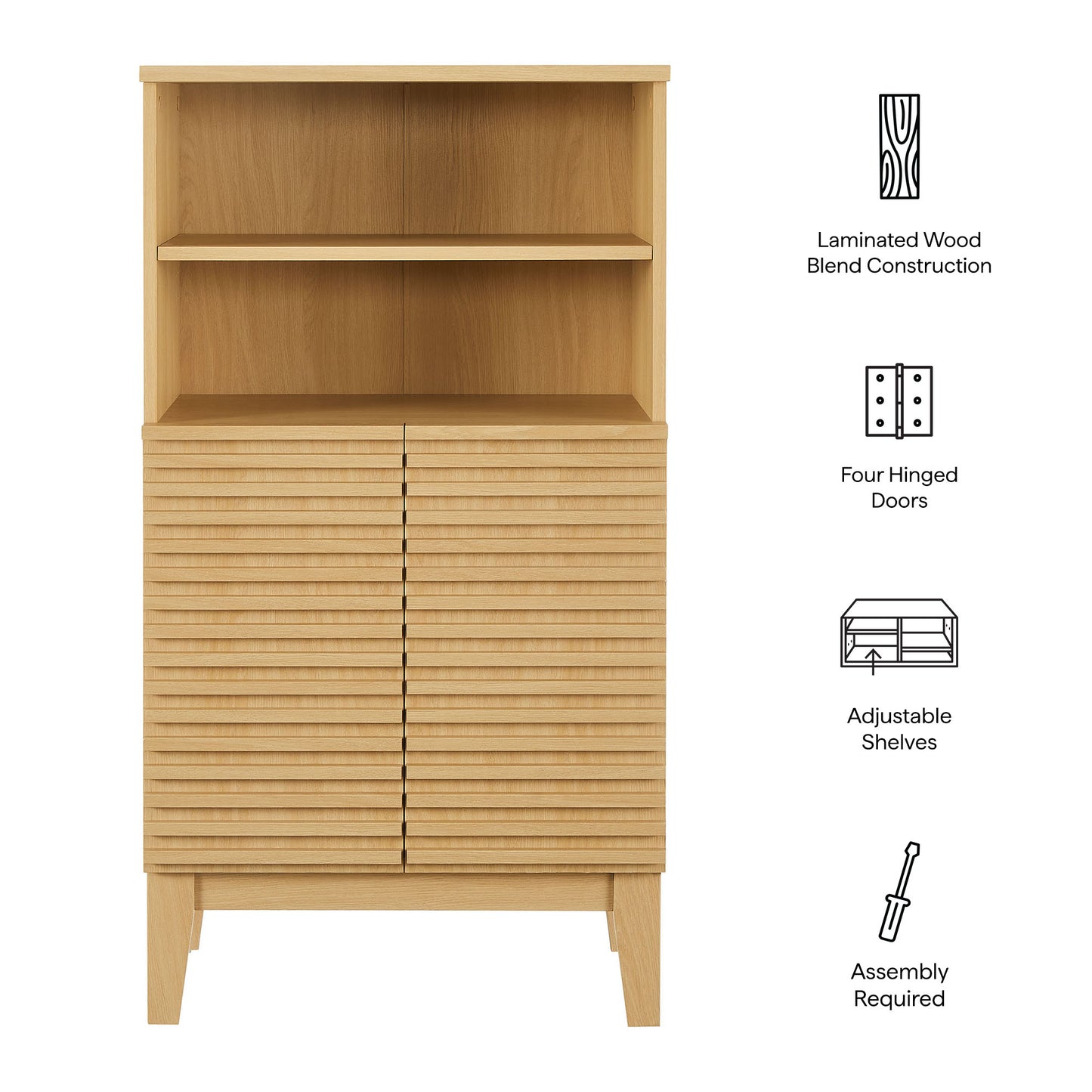 Render Freestanding Bathroom Storage Cabinet by Modway EEI-7439 FredCo