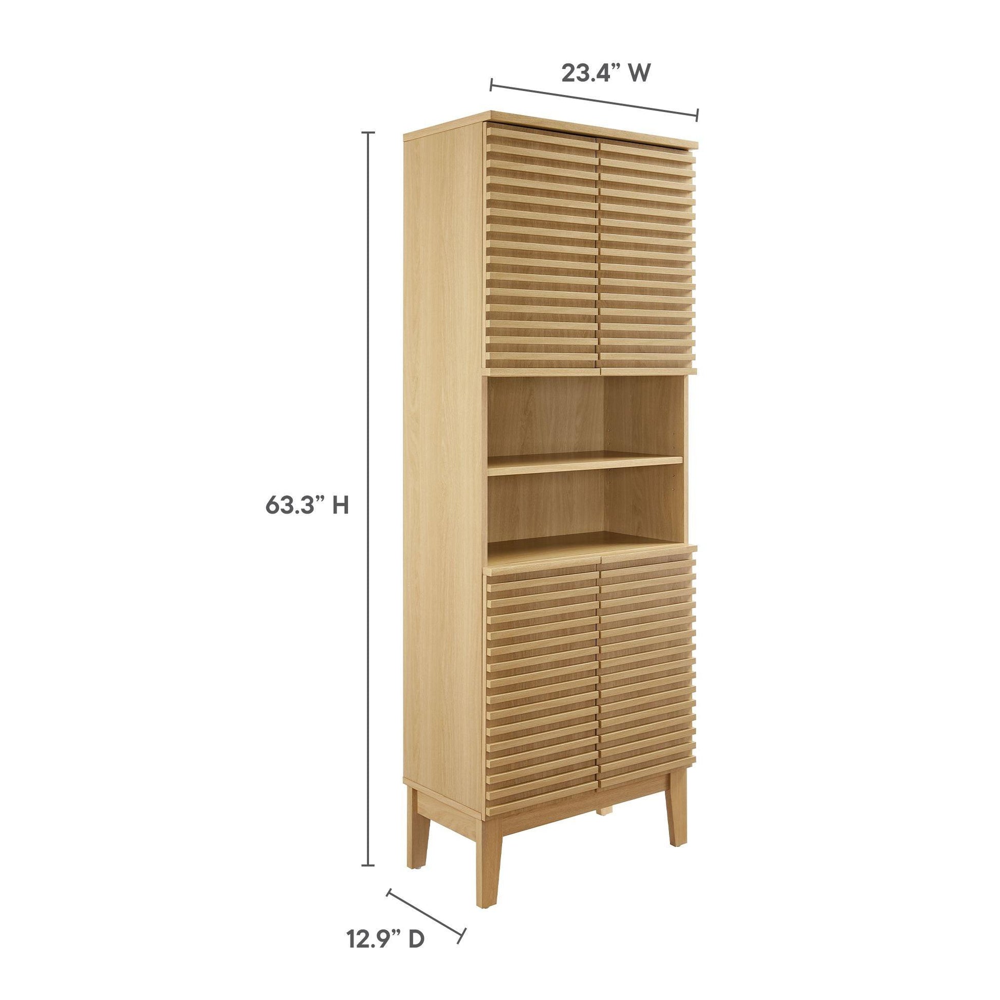 Render Tall Bathroom Storage Cabinet by Modway FredCo