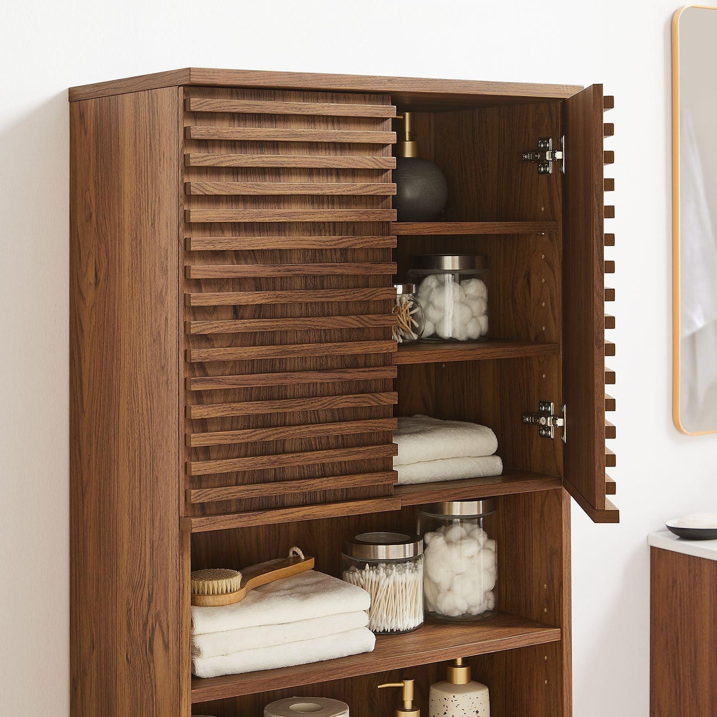 Render Tall Bathroom Storage Cabinet by Modway FredCo