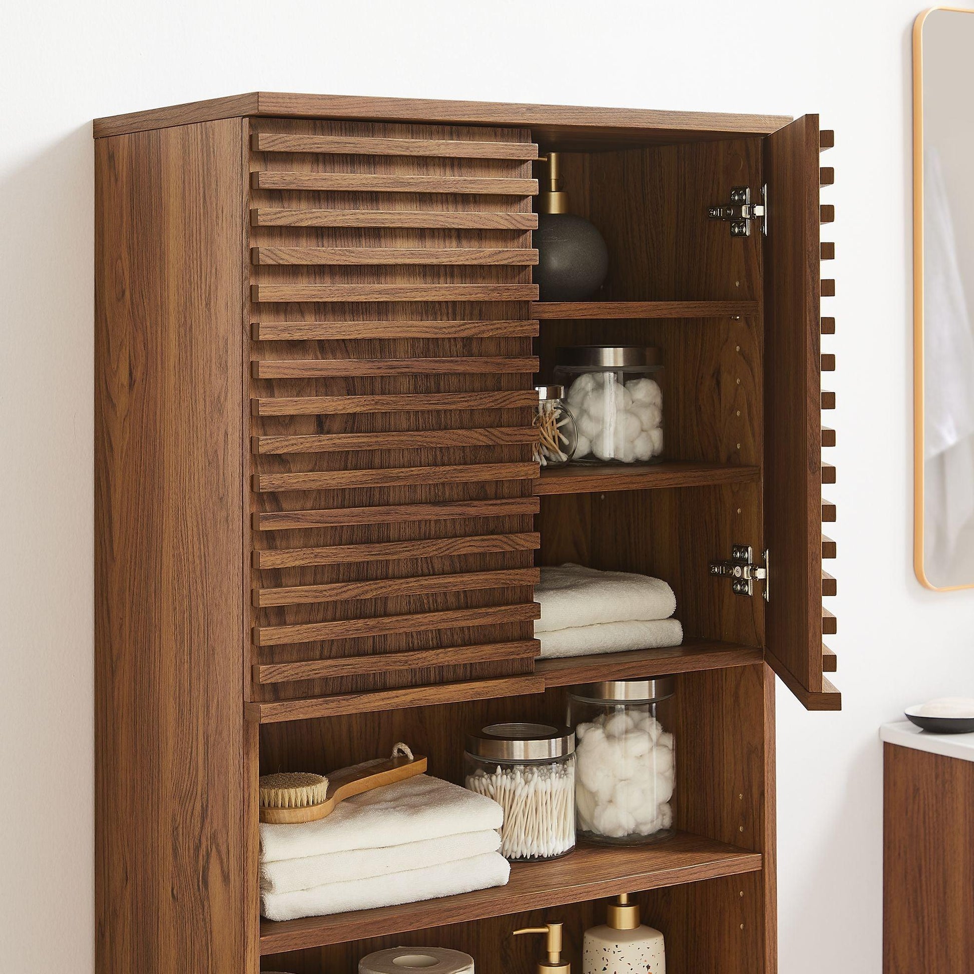 Render Tall Bathroom Storage Cabinet by Modway FredCo
