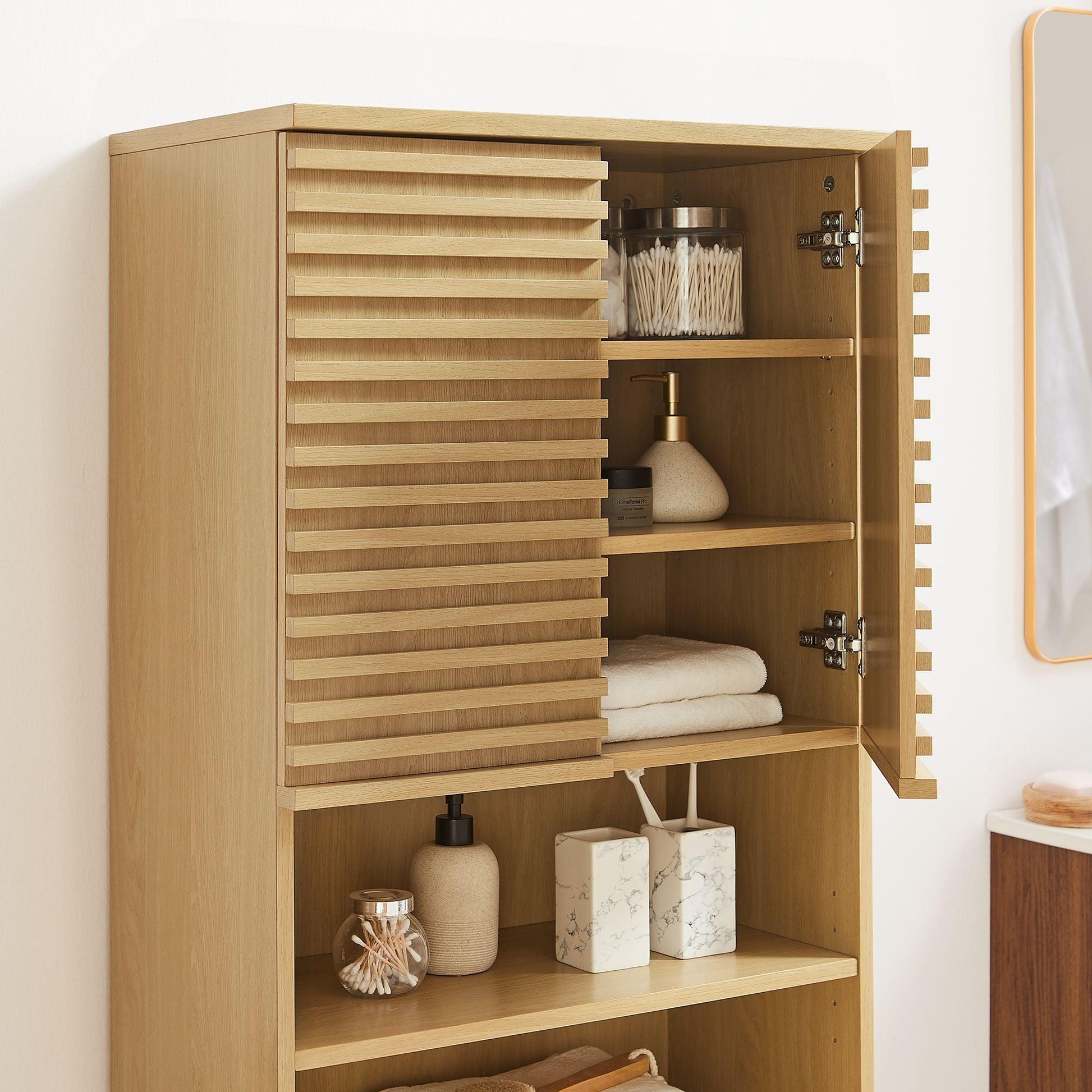 Render Tall Bathroom Storage Cabinet by Modway FredCo