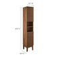 Render Tall Narrow Bathroom Storage Cabinet by Modway FredCo