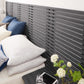 Render Wall Mount Queen Headboard and Modern Nightstands, MOD-7116 FredCo