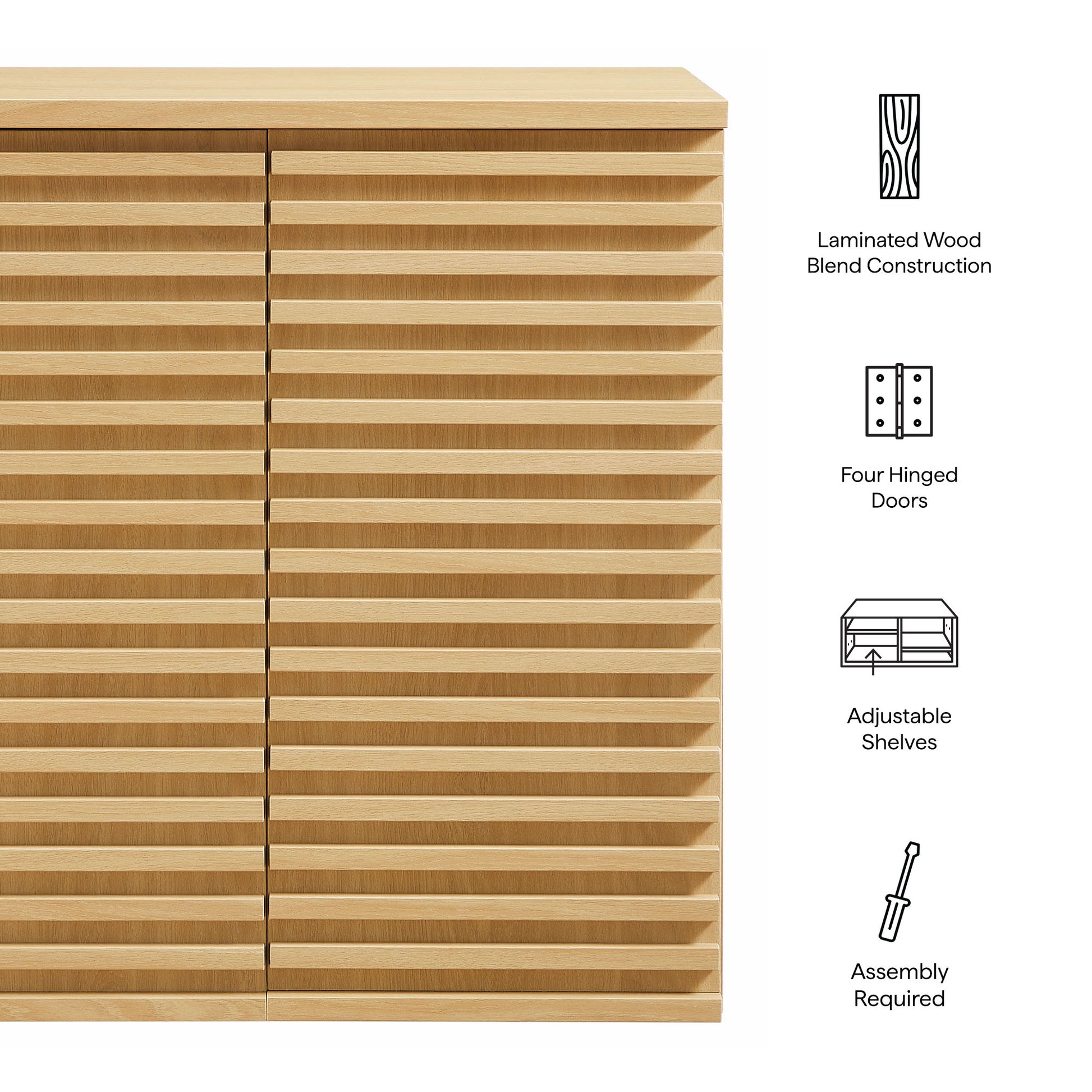 Render Wall Mounted Bathroom Cabinet by Modway EEI-7438 FredCo