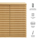 Render Wall Mounted Bathroom Cabinet by Modway EEI-7438 FredCo