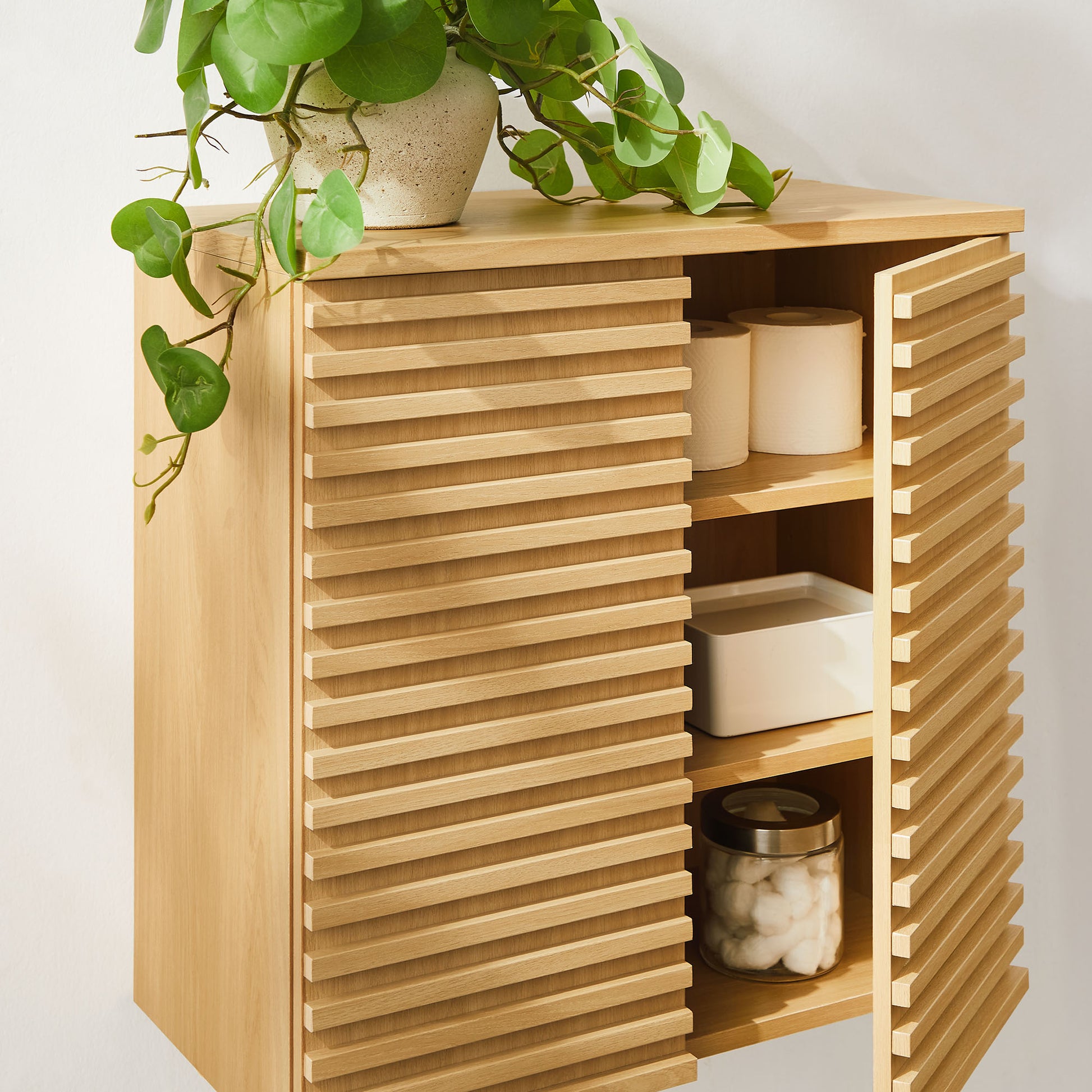 Render Wall Mounted Bathroom Cabinet by Modway EEI-7438 FredCo