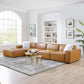 Restore 5-Piece Vegan Leather Sectional Sofa, EEI-4711 FredCo