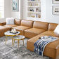 Restore 6-Piece Vegan Leather Sectional Sofa, EEI-4713 FredCo