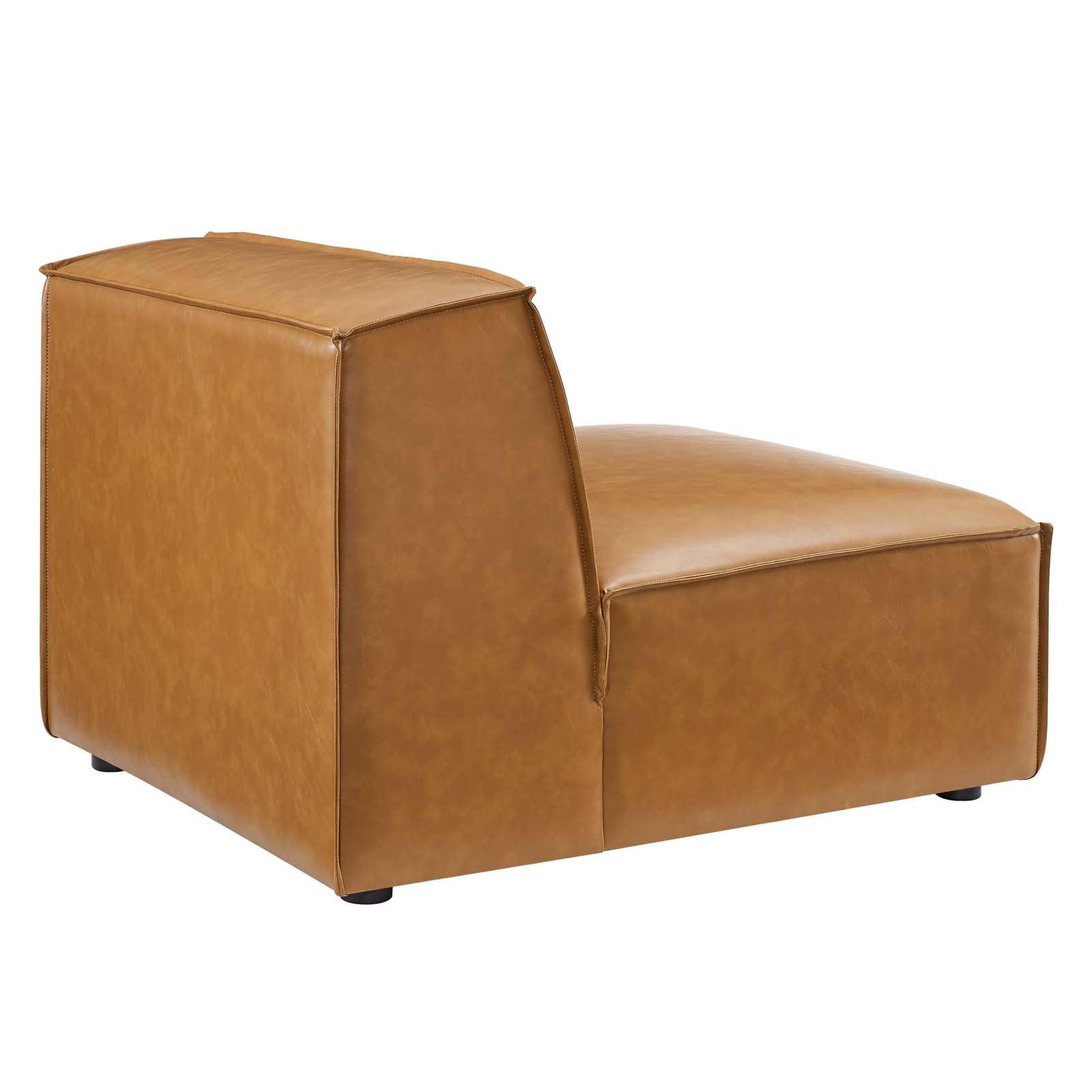 Restore 6-Piece Vegan Leather Sectional Sofa, EEI-4713 FredCo