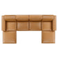 Restore 6-Piece Vegan Leather Sectional Sofa, EEI-4713 FredCo