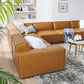 Restore 6-Piece Vegan Leather Sectional Sofa, EEI-4715 FredCo