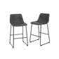 Retro Black Bar Stools FredCo